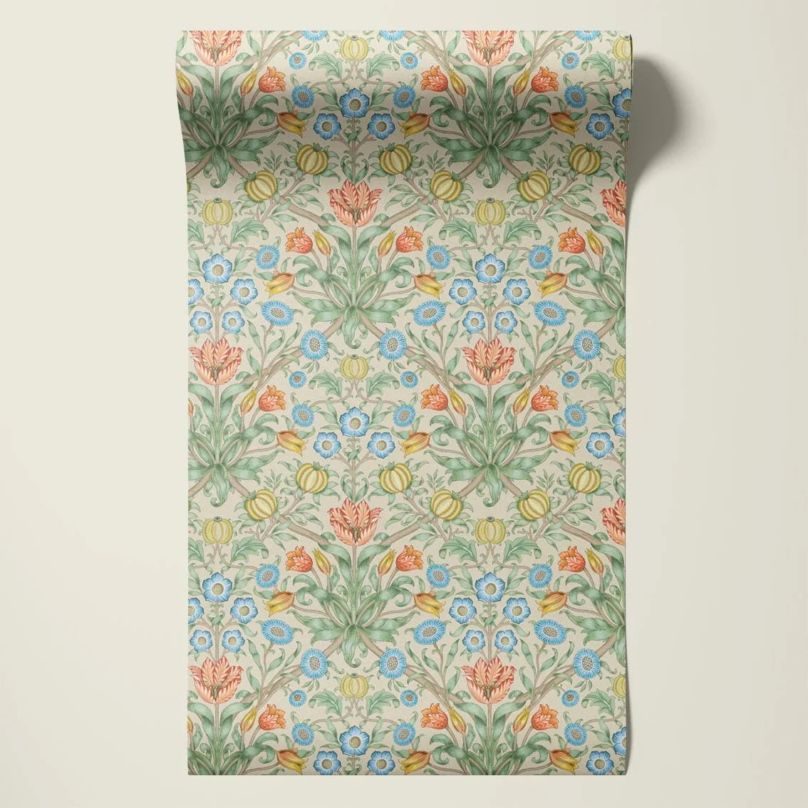 Behang Blooming Flowers Terra - Story of July