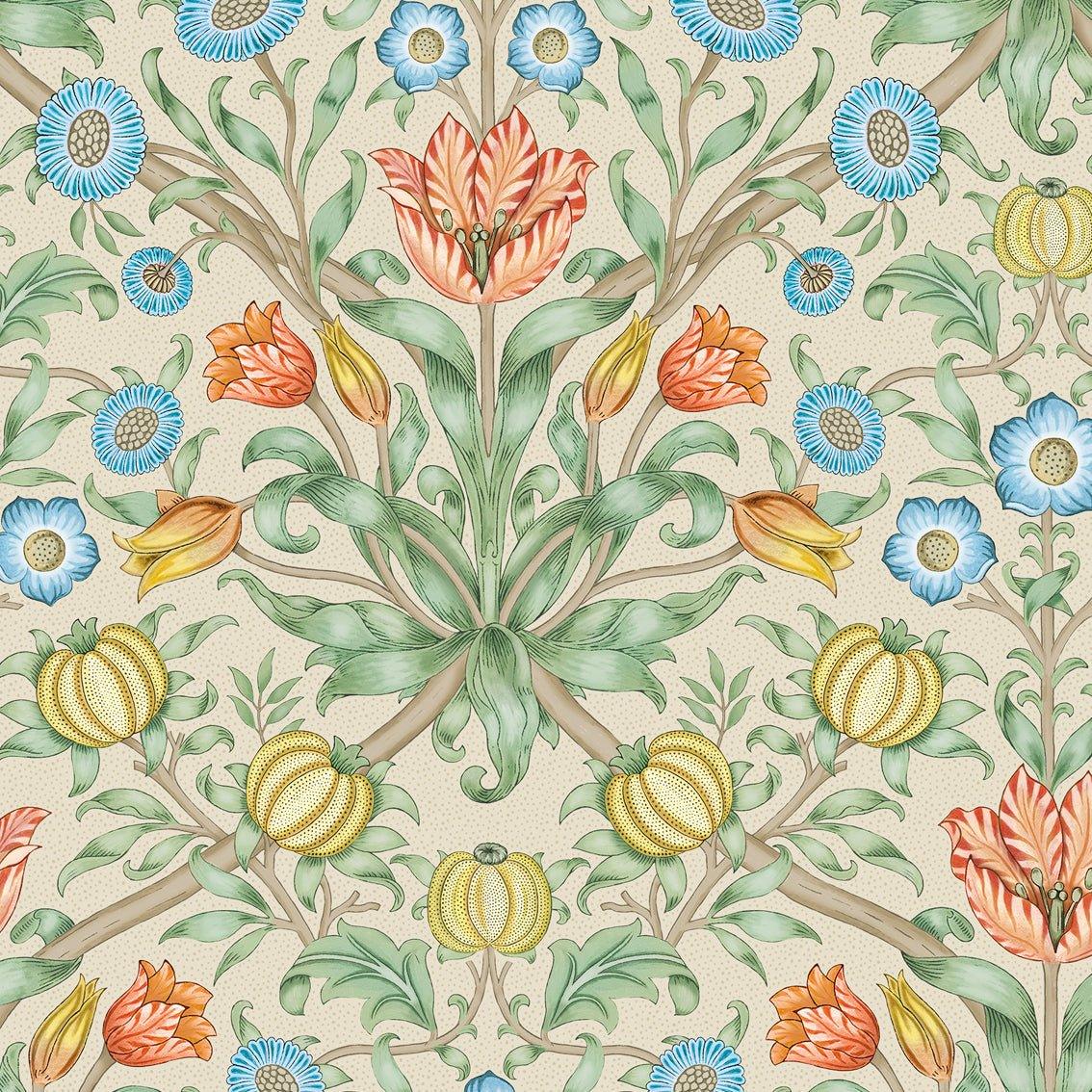 Behang Blooming Flowers Terra - Story of July