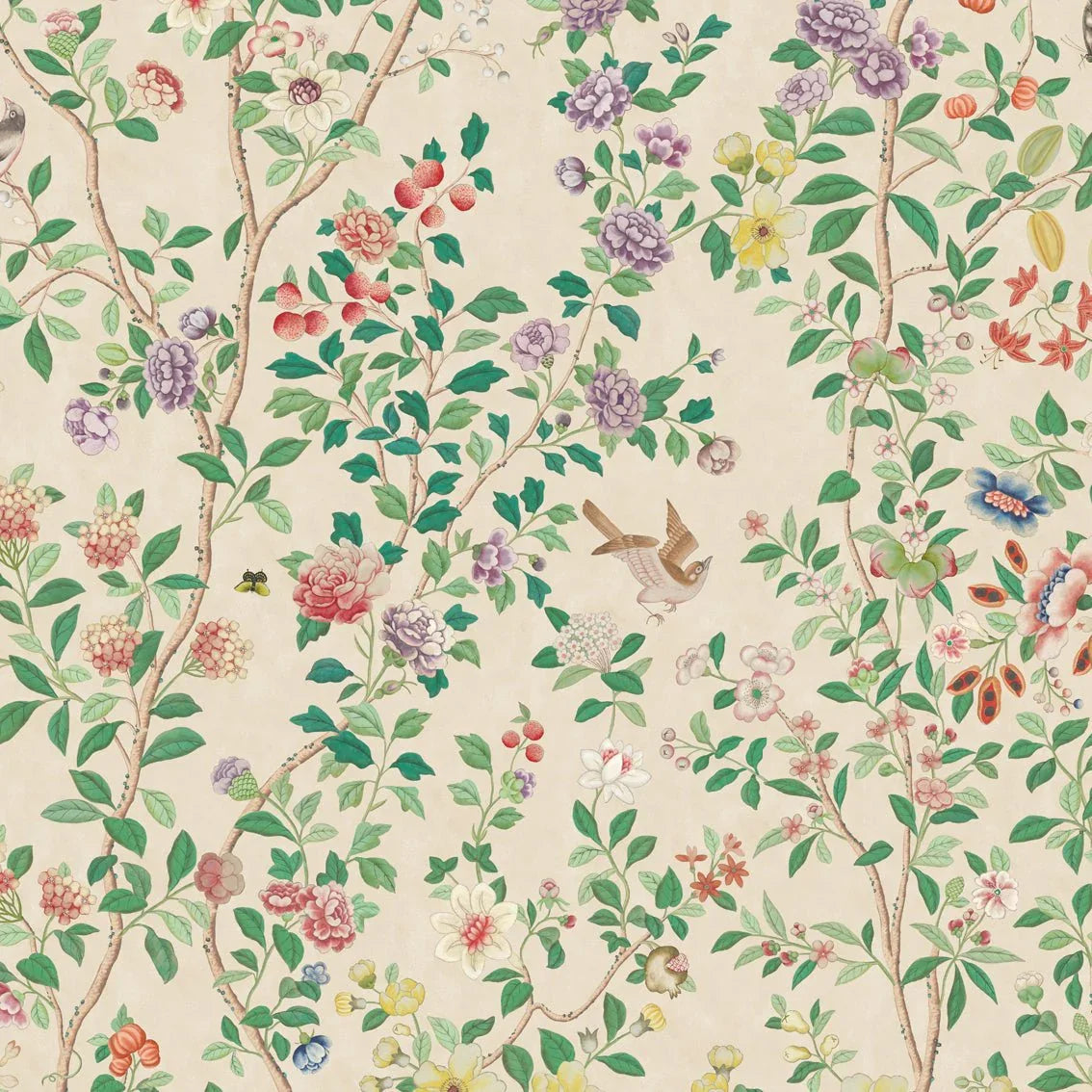 Behang Chinoiserie Offwhite - Story of July