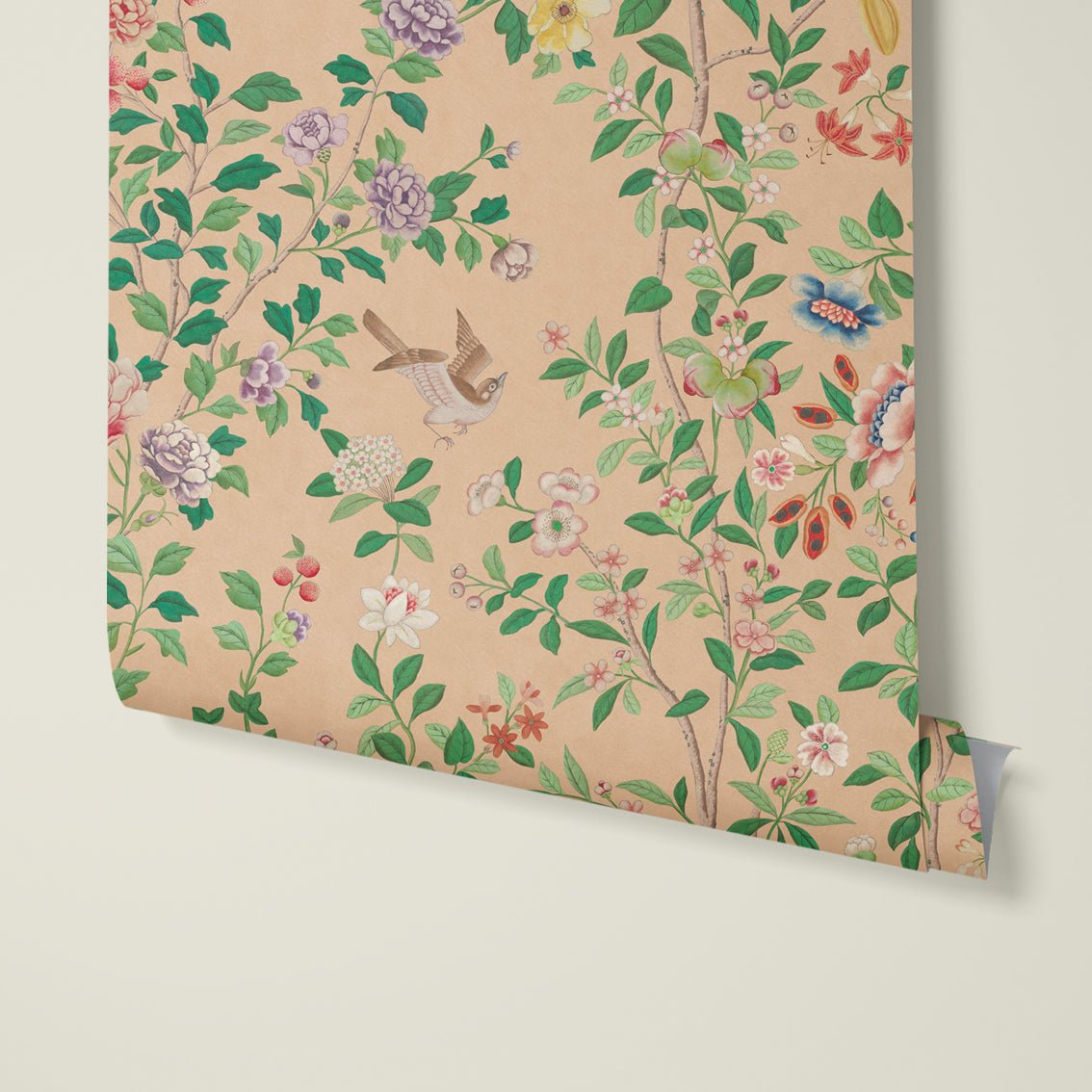 Behang Chinoiserie Terra - Story of July