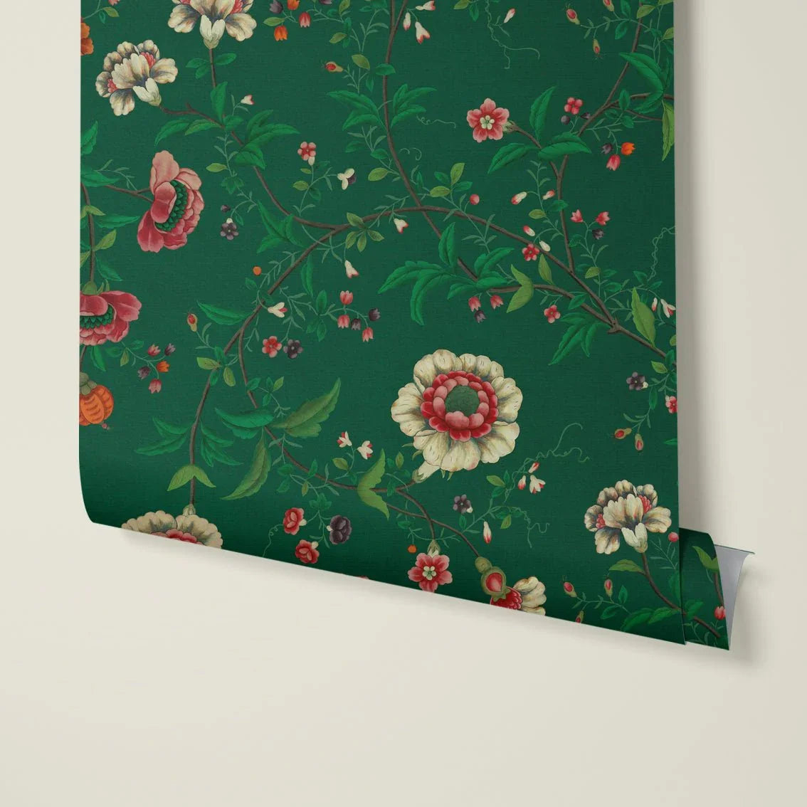 Behang Floral Heritage Darkgreen - Story of July