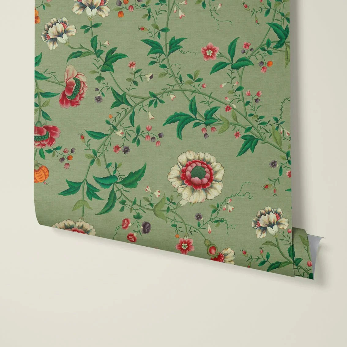 Behang Floral Heritage Lightgreen - Story of July