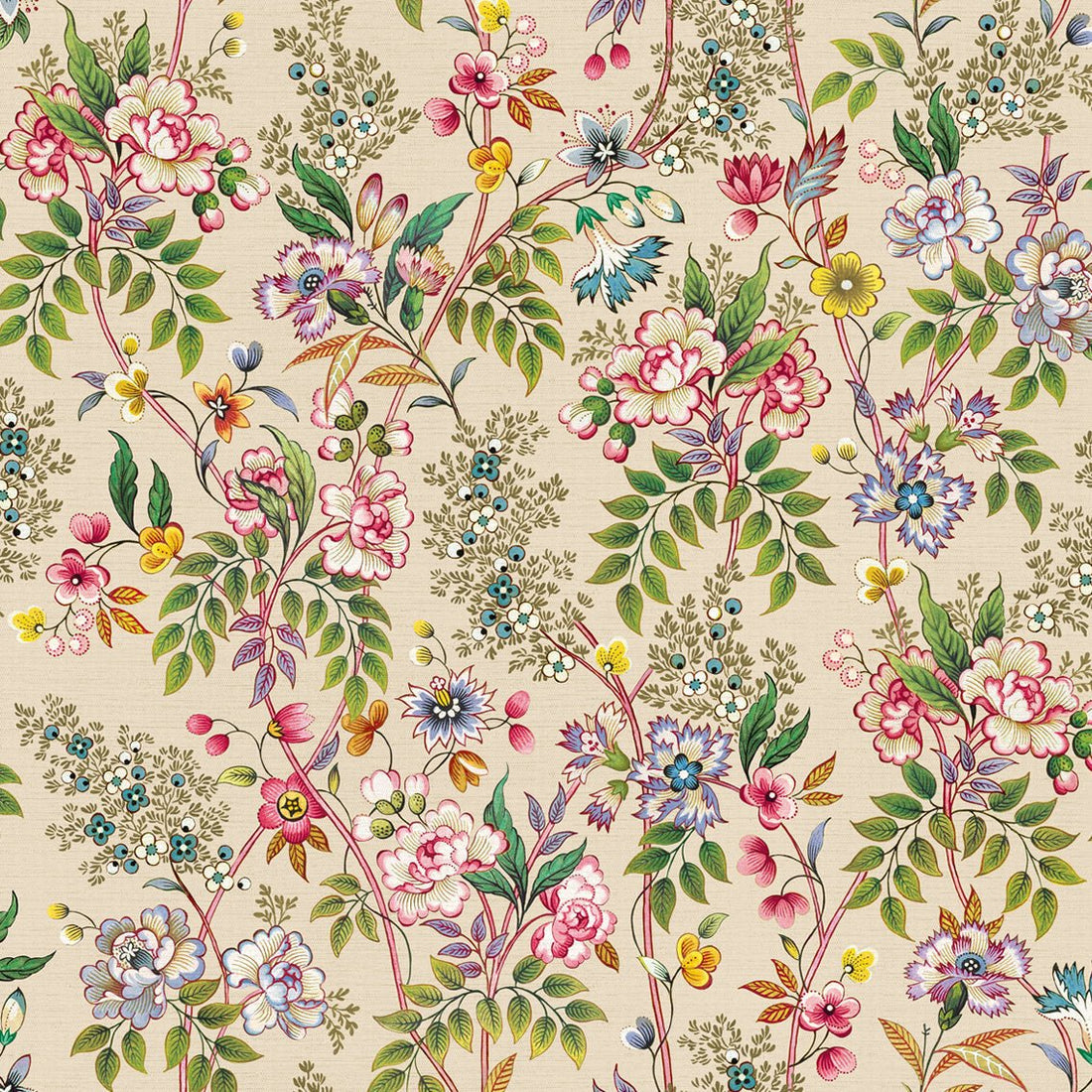 Behang Little Flowers Offwhite - Story of July