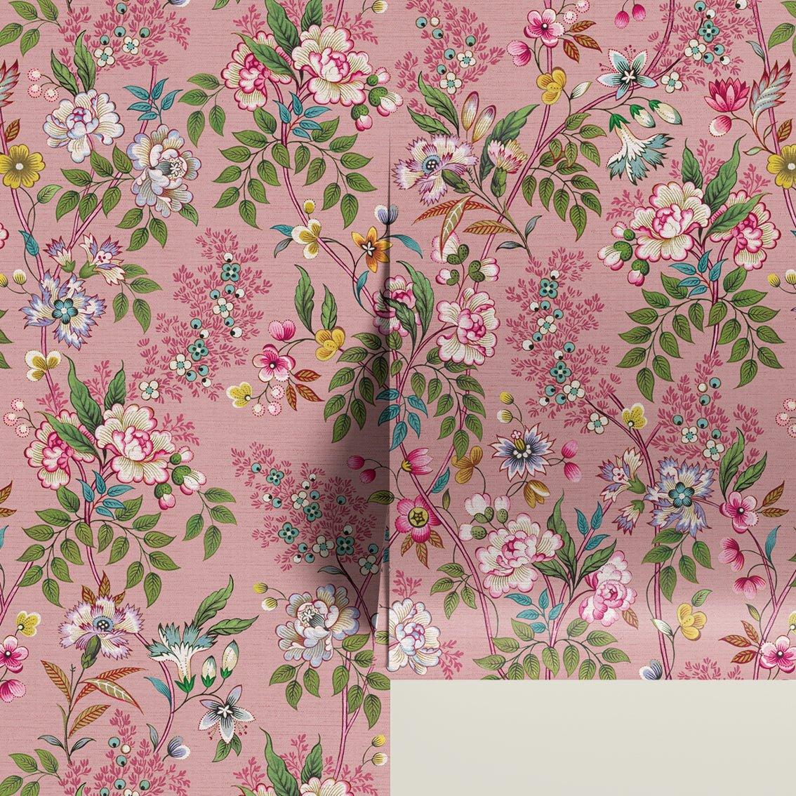 Behang Little Flowers Pink - Story of July