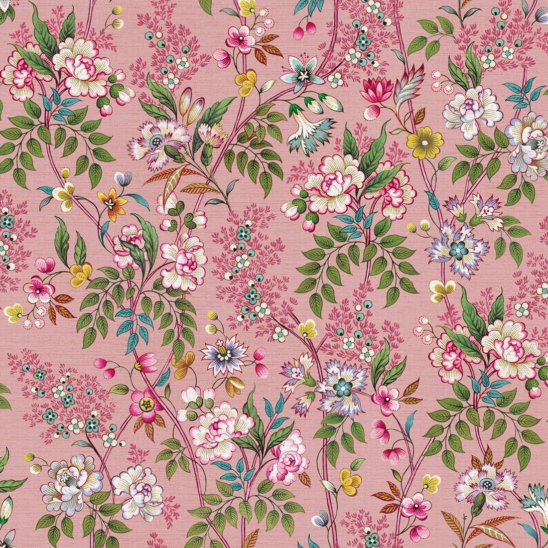 Behang Little Flowers Pink - Story of July