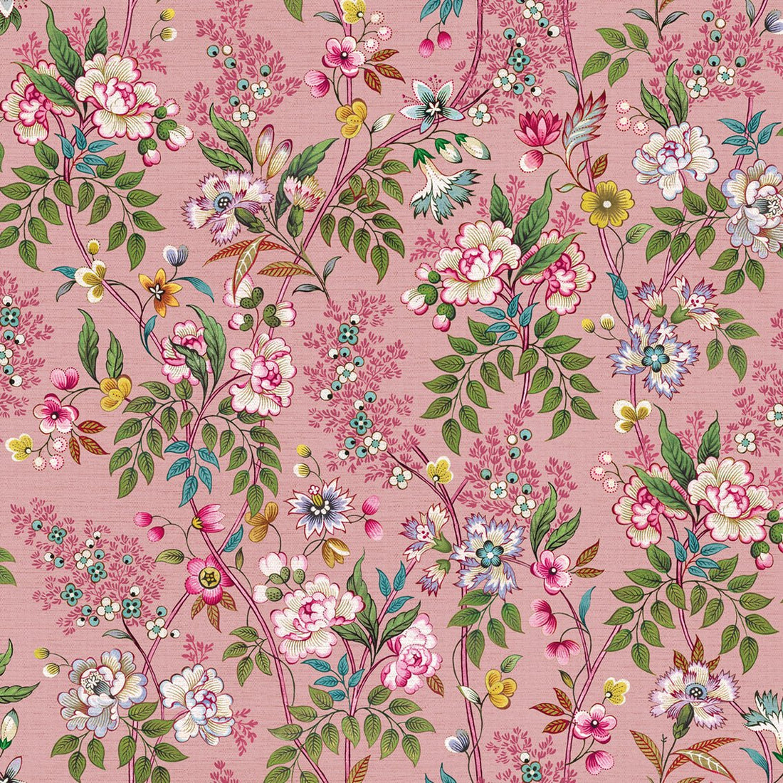 Behang Little Flowers Pink - Story of July