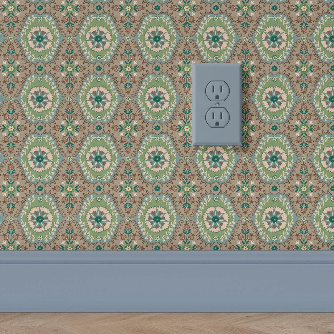 Behang Suzanni Blue - Story of July