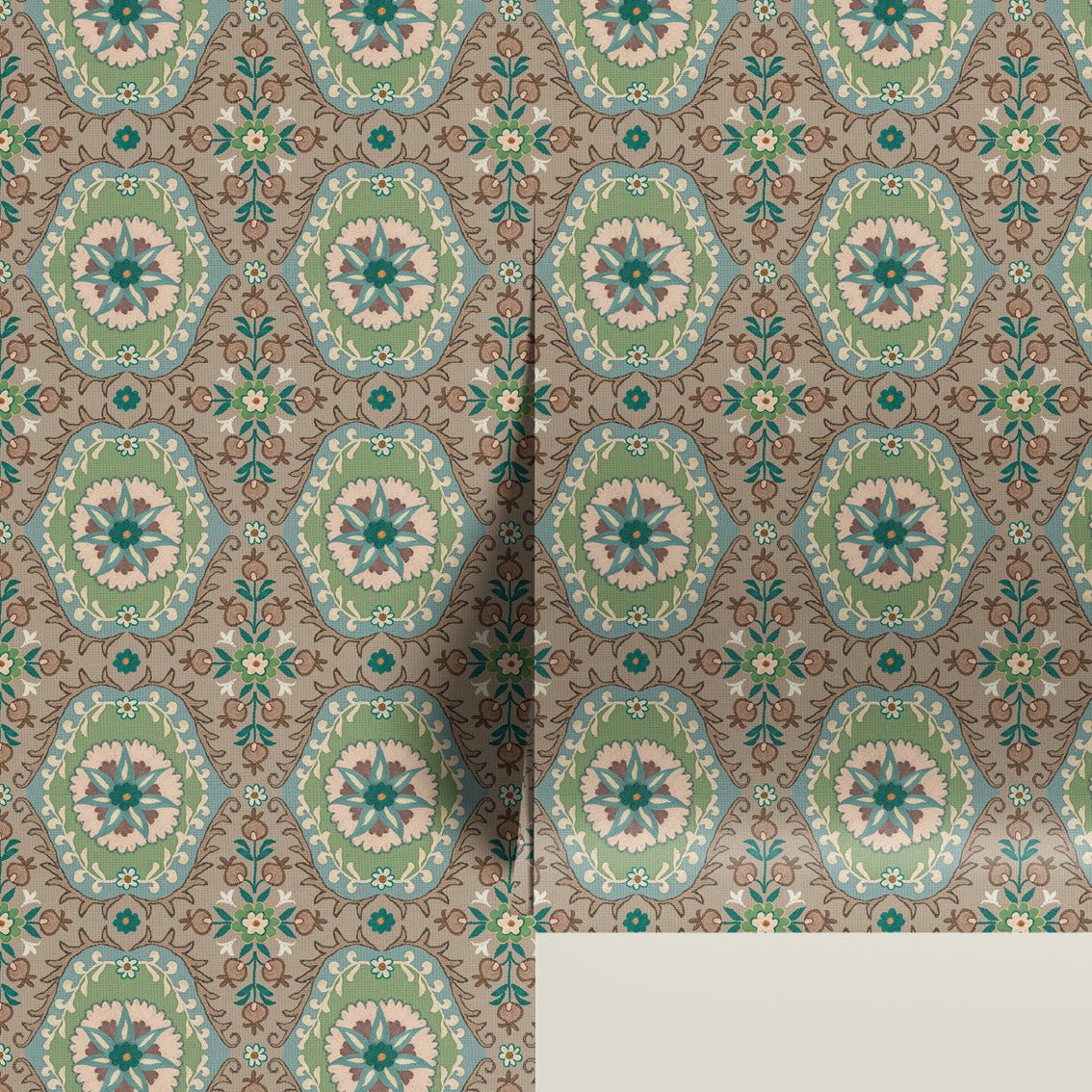 Behang Suzanni Blue - Story of July