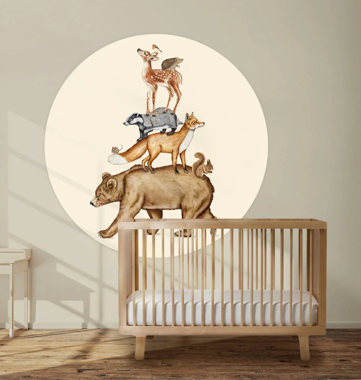 Behangcirkel Bosdieren - Story of July