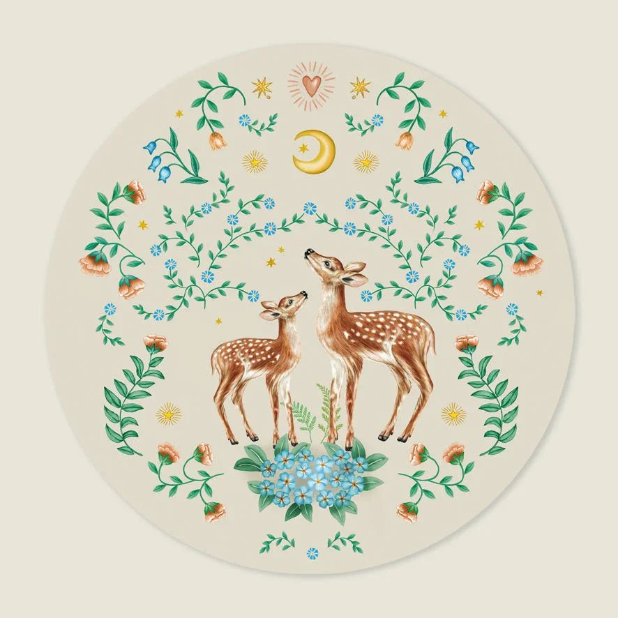 Behangcirkel Little Dear Khaki - Story of July