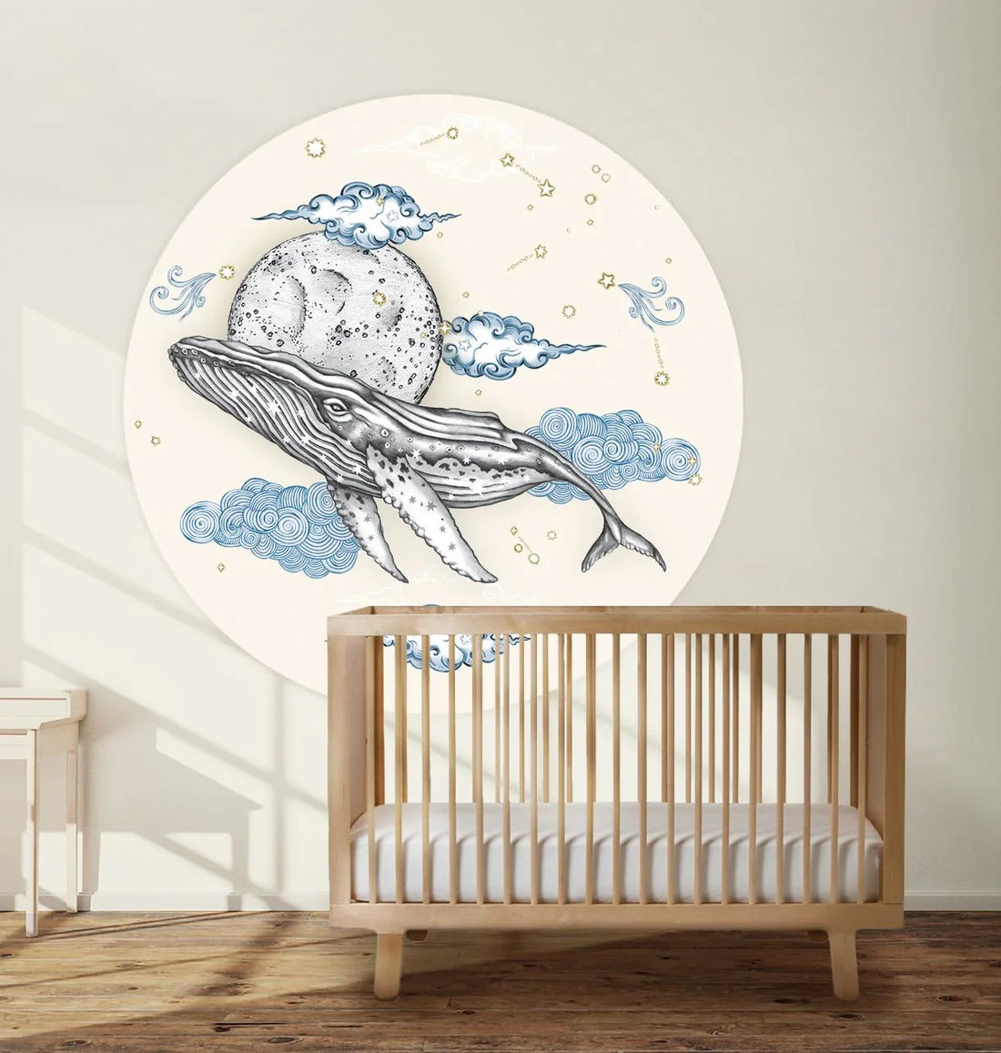 Behangcirkel Moonlight Whale - Story of July