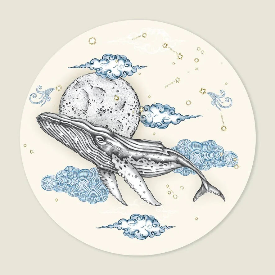 Behangcirkel Moonlight Whale - Story of July