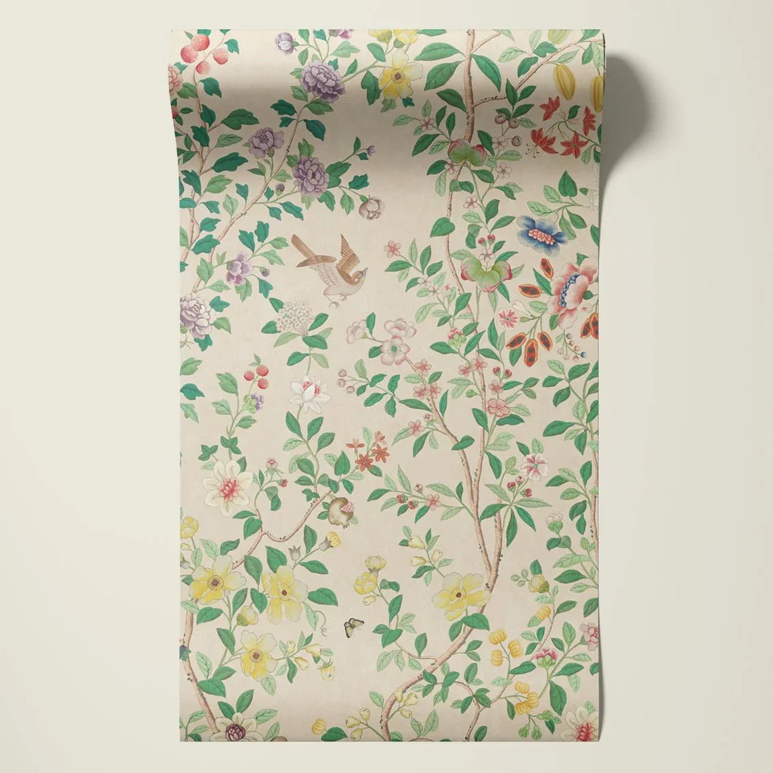 Behangsample Chinoiserie Offwhite - Story of July