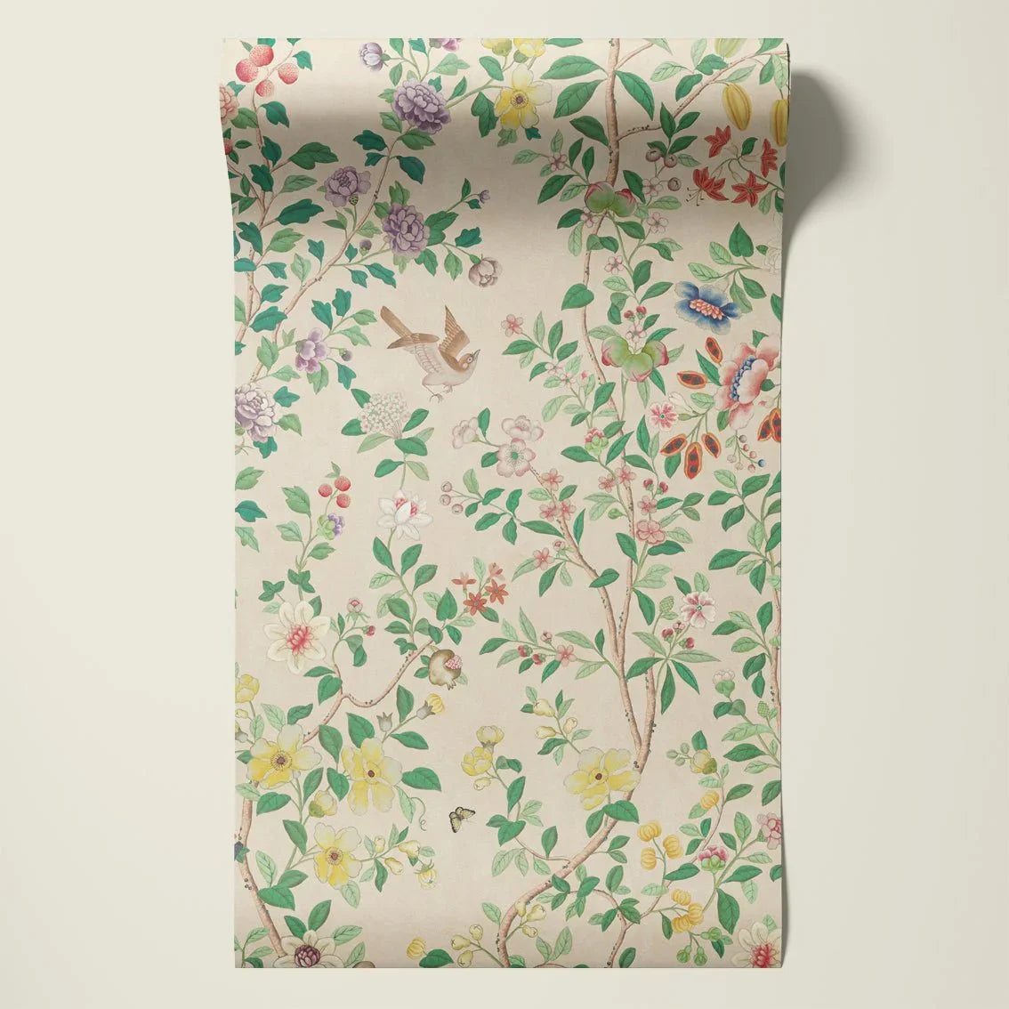 Behangsample Chinoiserie Offwhite - Story of July