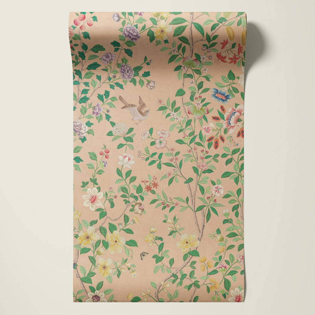 Behangsample Chinoiserie Terra - Story of July