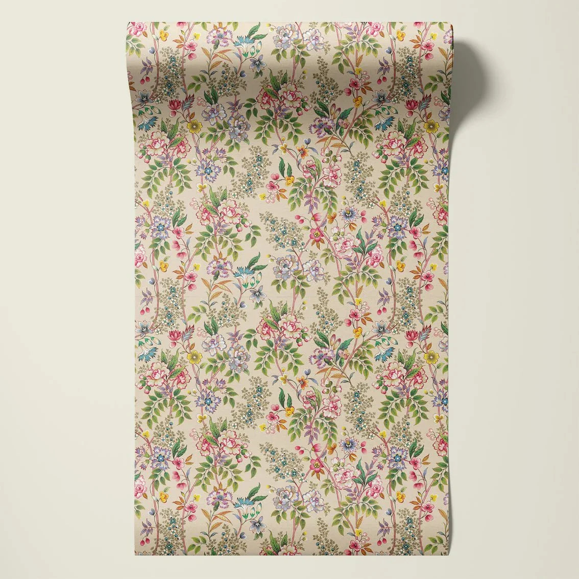 Behangsample Little Flowers Offwhite - Story of July