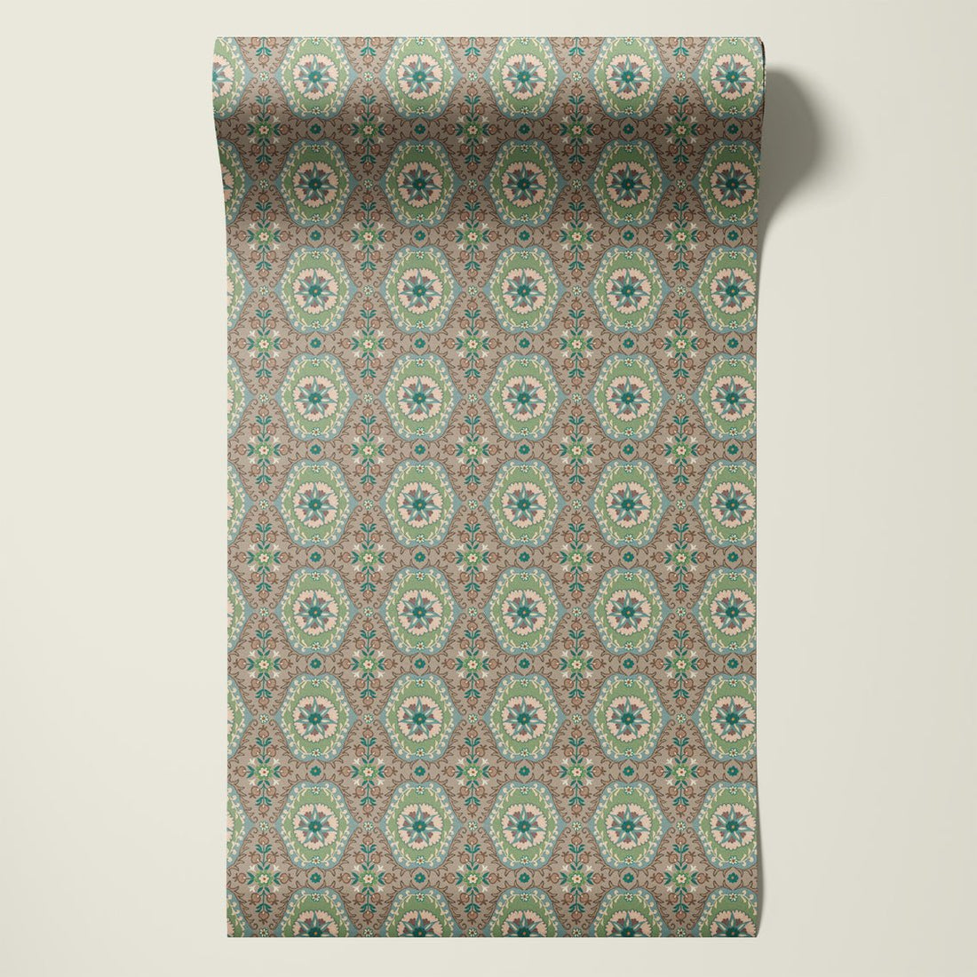 Behangsample Suzanni Blue - Story of July