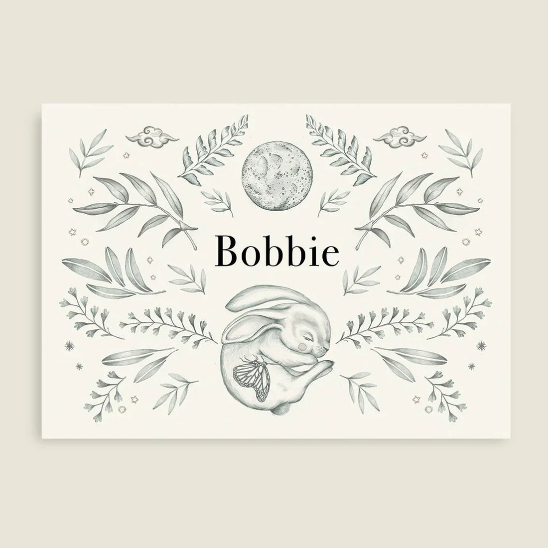 Geboortekaartje Hello Rabbit - Story of July