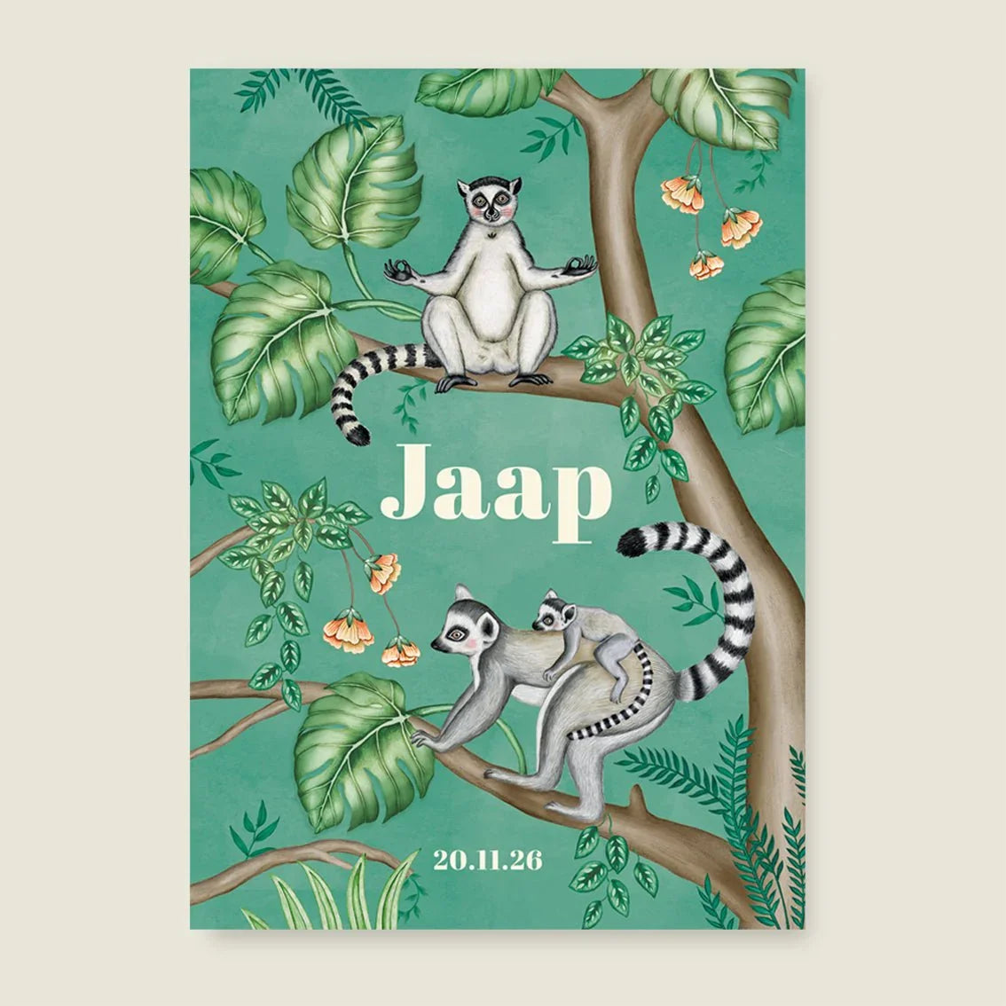 Geboortekaartje Tree Maki - Story of July