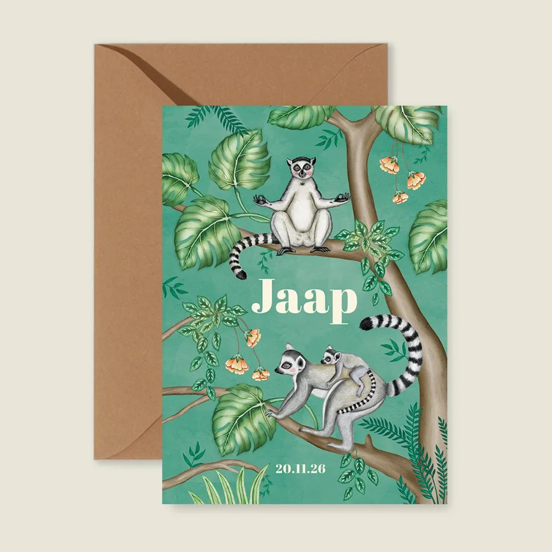 Geboortekaartje Tree Maki - Story of July