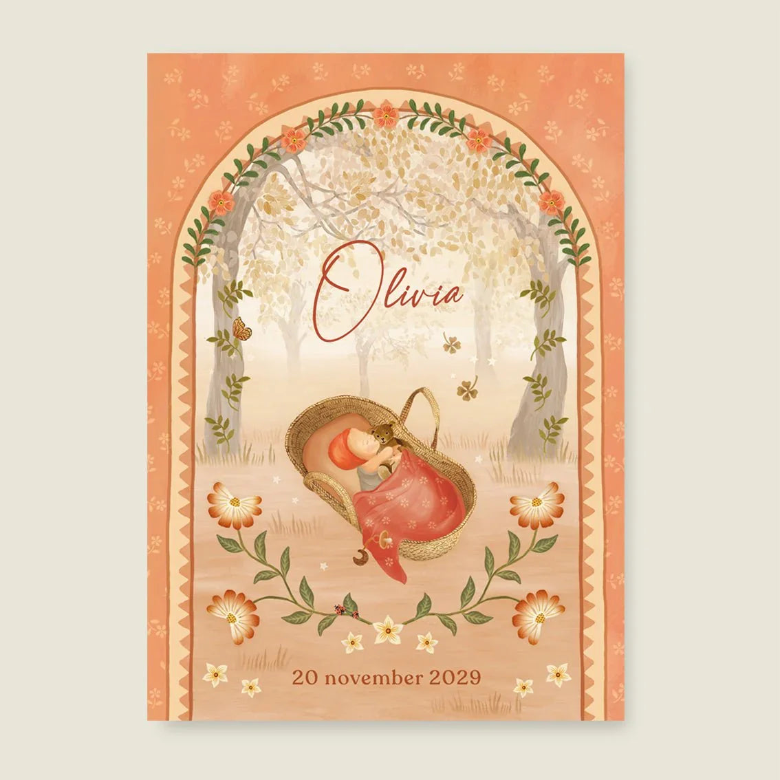 Print Baby Tree - Story of July