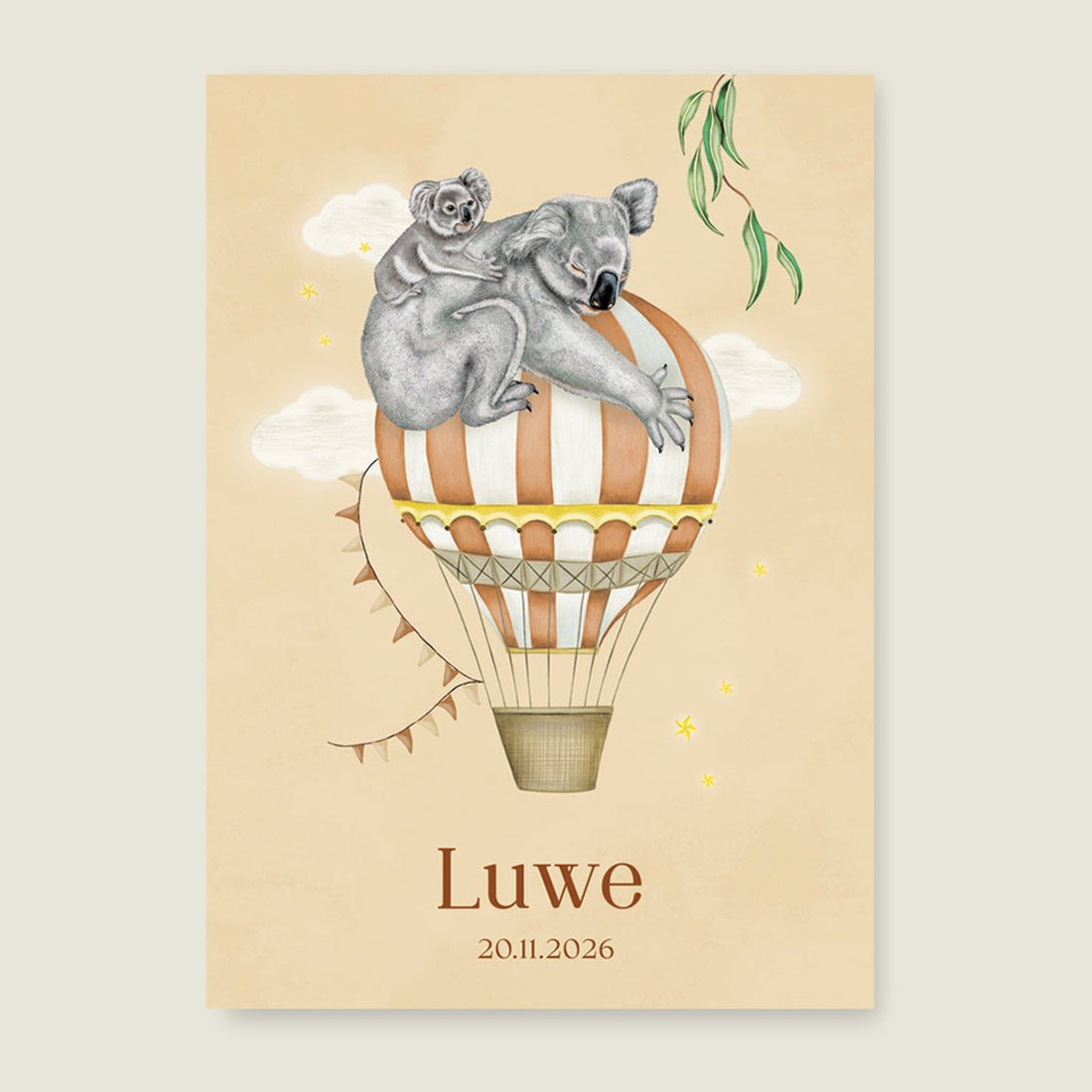 Print Balloon Koala Terra - Story of July