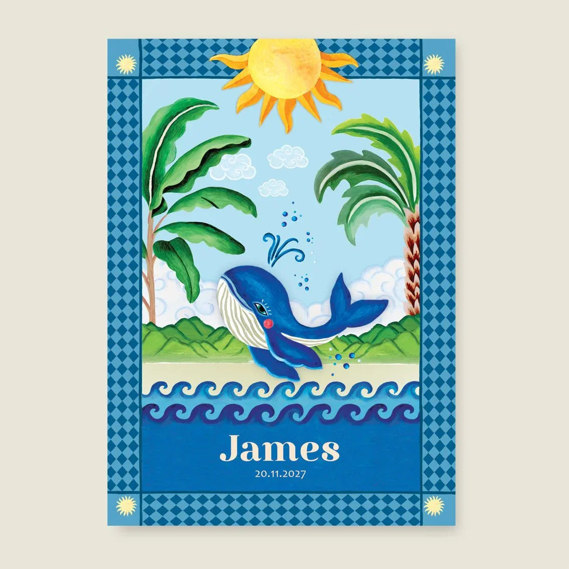 Print Cute Little Whale - Story of July