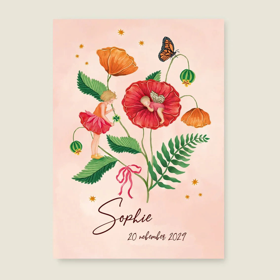Print Fairy Flower - Story of July