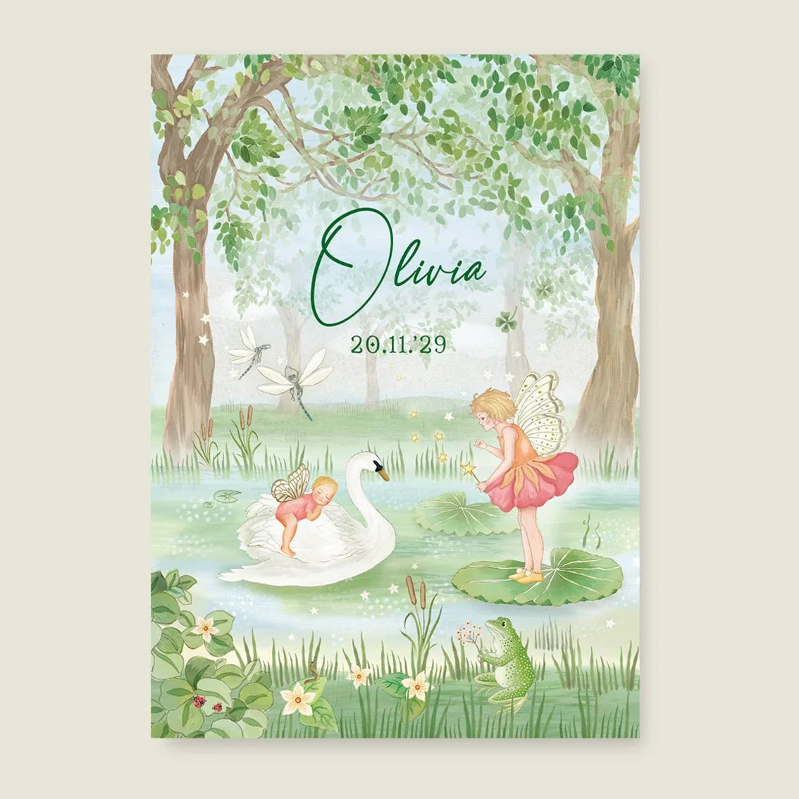 Print Fairy Swan - Story of July