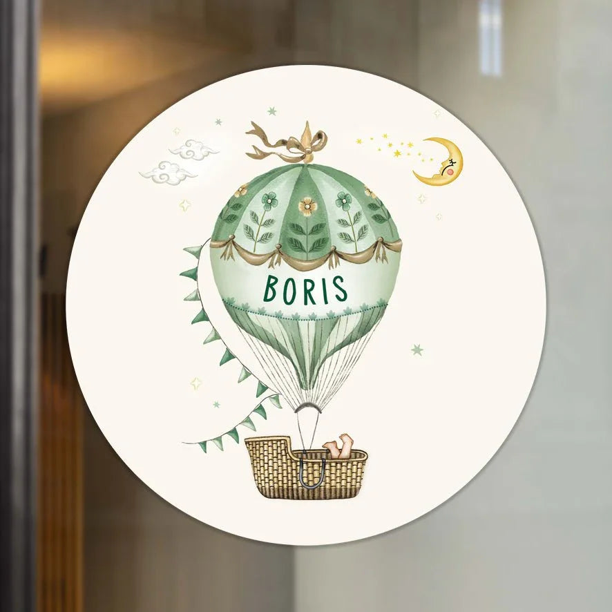 Raamsticker Baby Balloon - Story of July