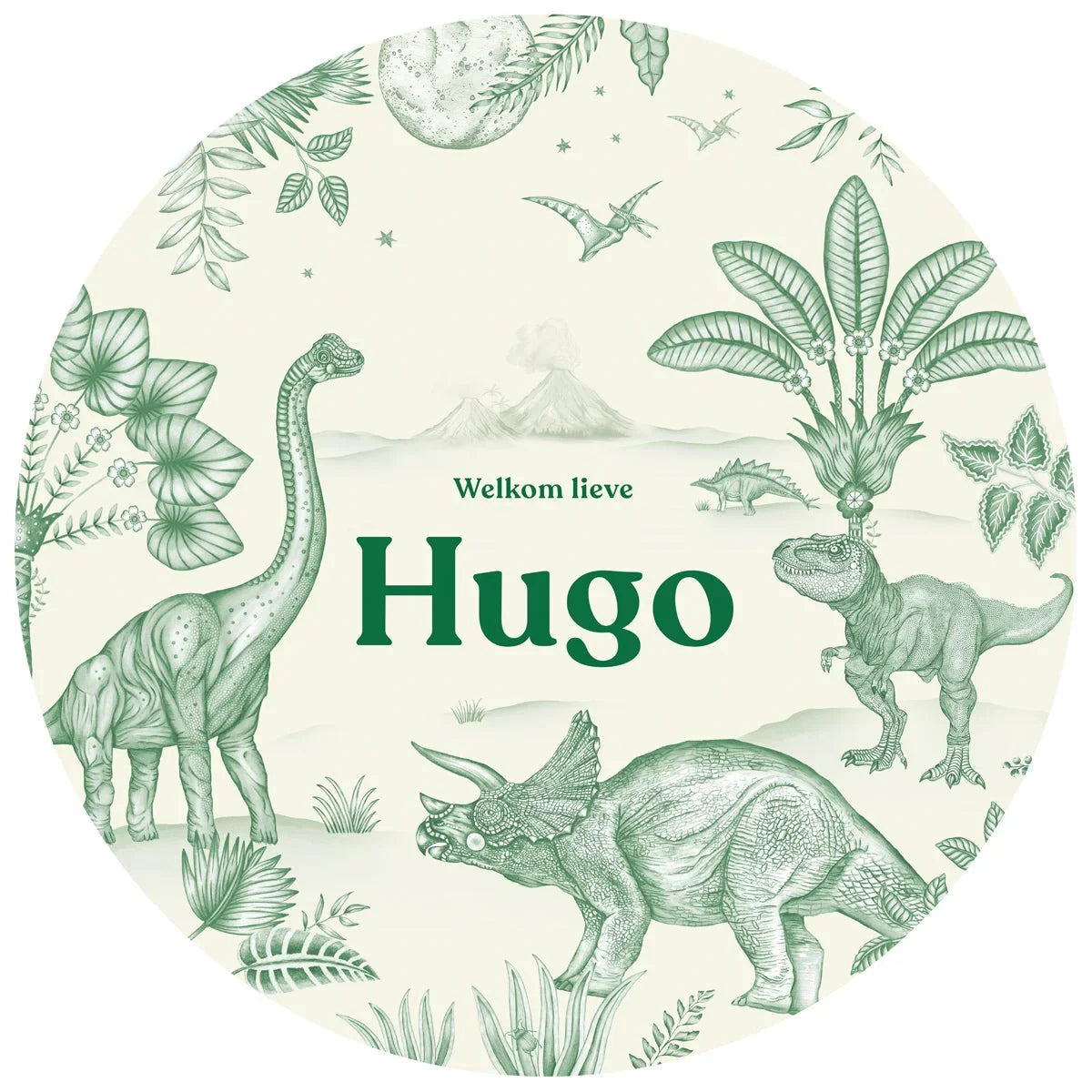 Raamsticker Dinoland - Story of July