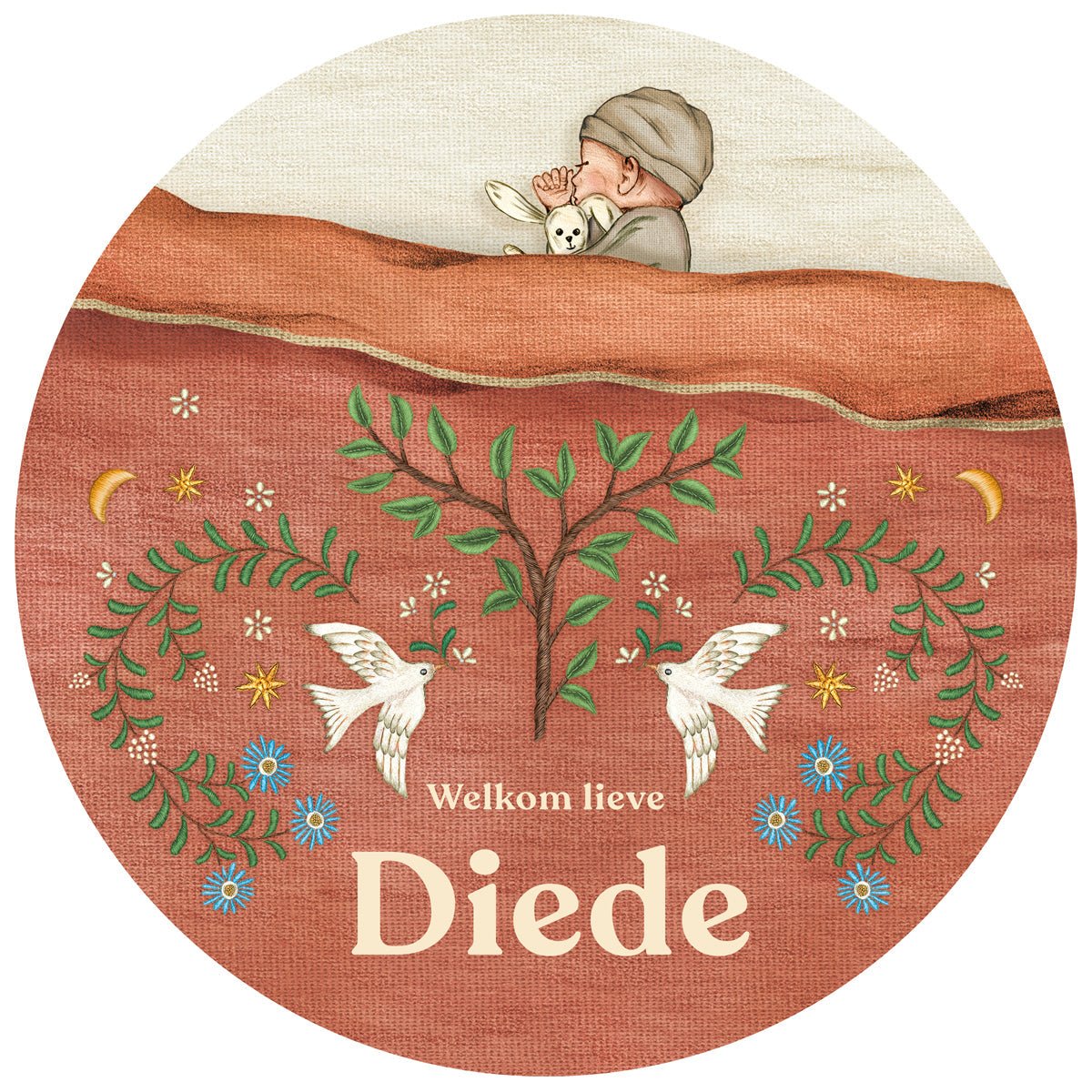 Raamsticker Sleep Tight Terra - Story of July