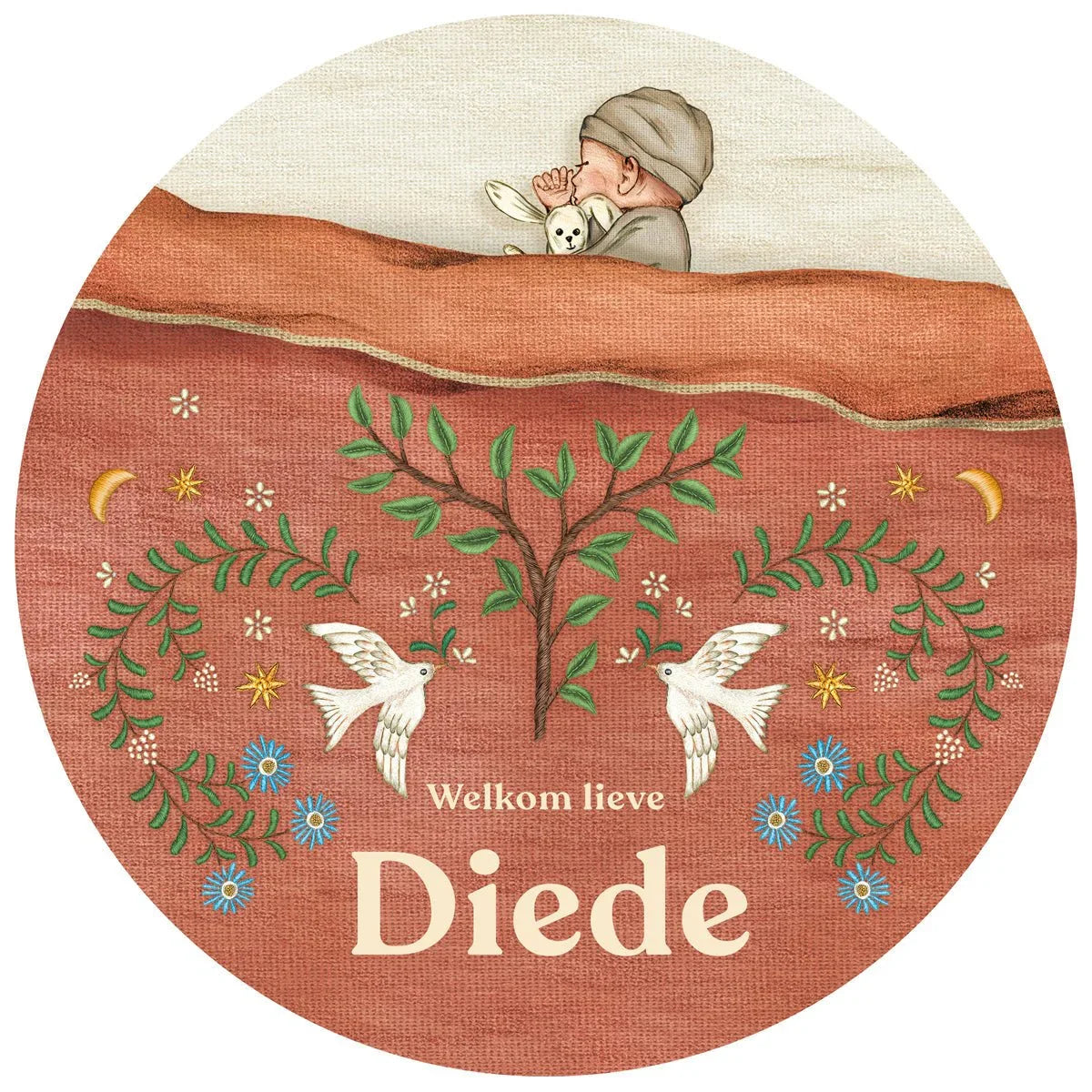 Raamsticker Sleep Tight Terra - Story of July