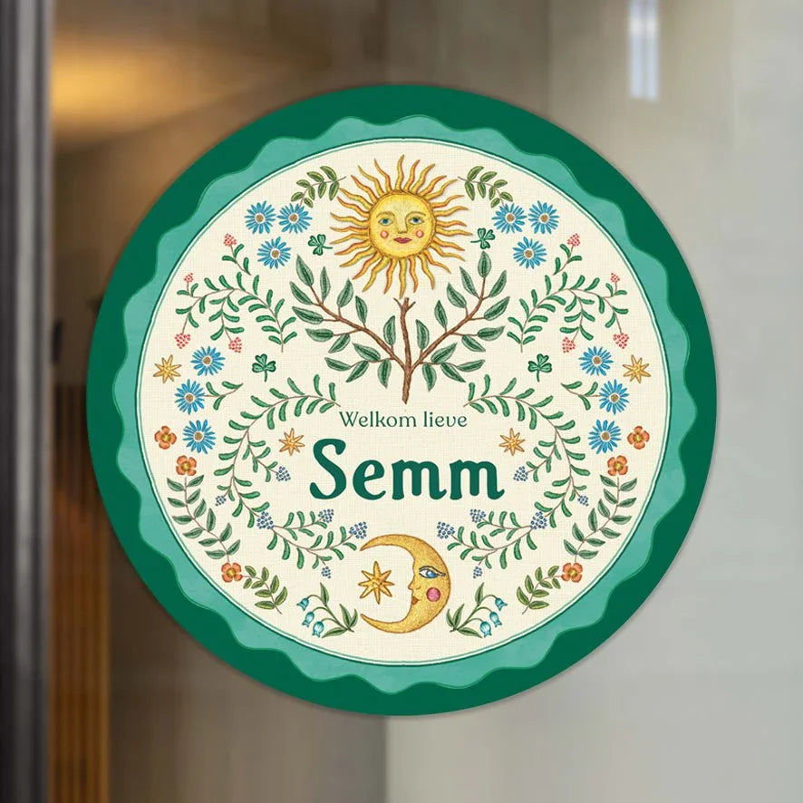 Raamsticker Under The Sun Green - Story of July