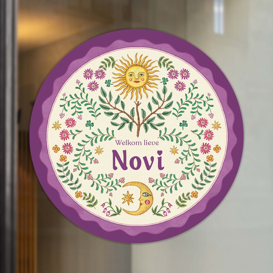 Raamsticker Under The Sun Purple - Story of July