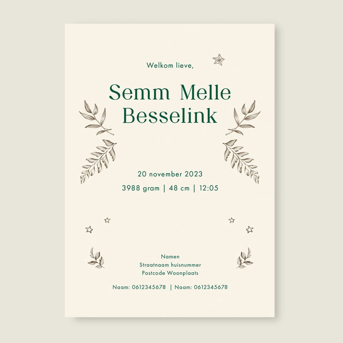 Sample Animal Tower - Story of July