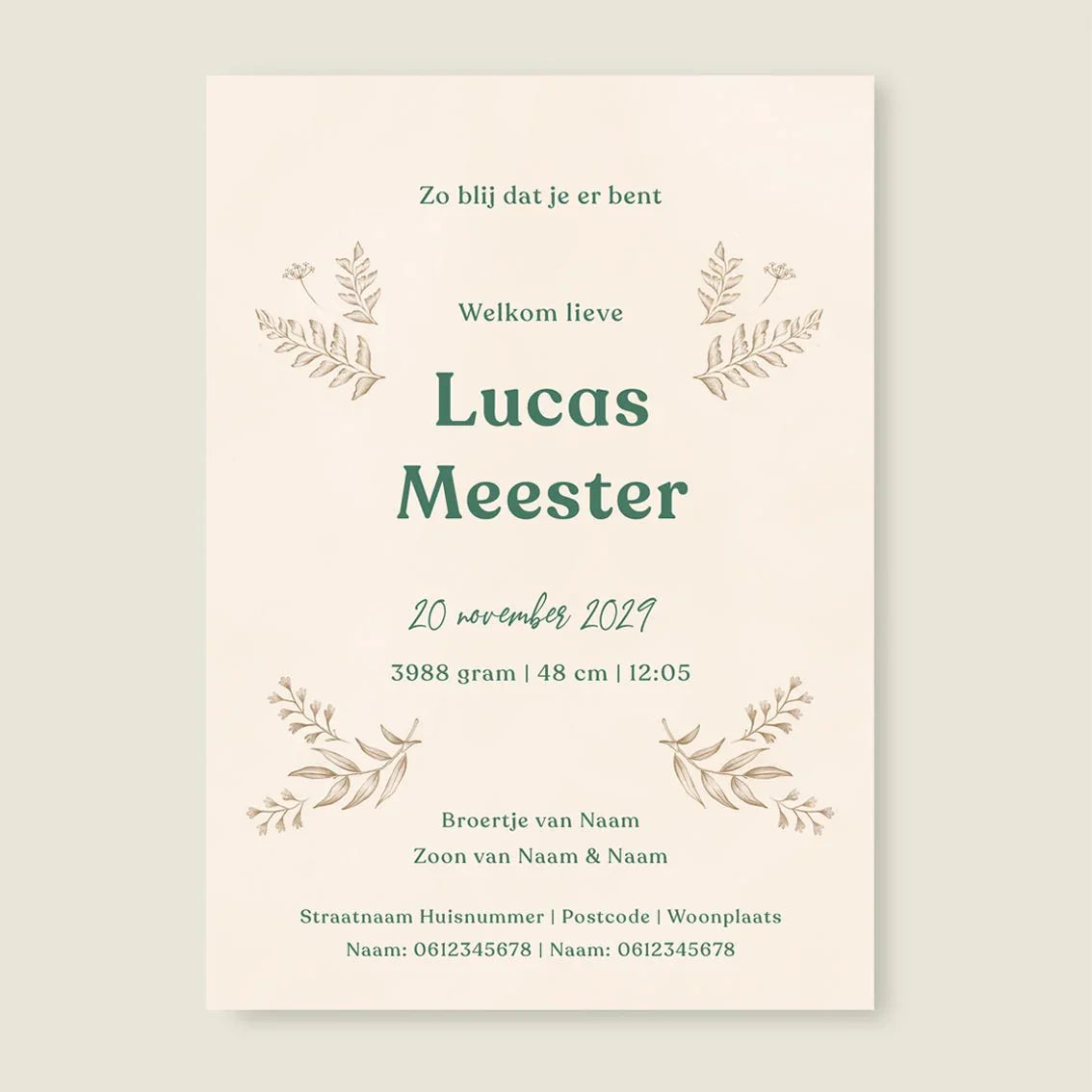 Sample Baby Quilt Green - Story of July