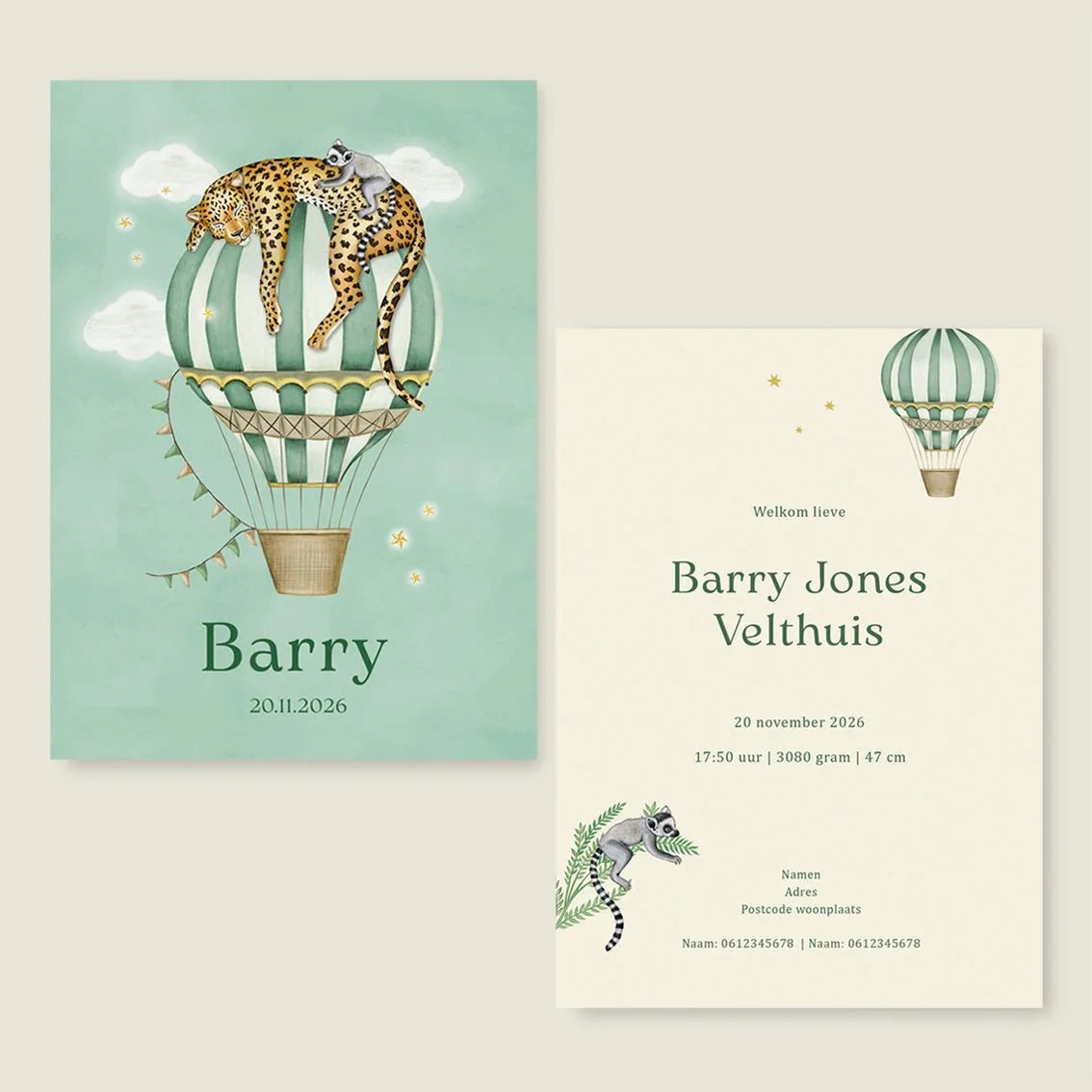 Sample Balloon Panter Green - Story of July
