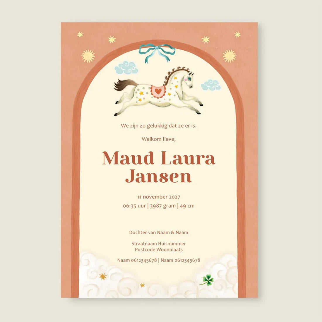 Sample Bow Horse Balloon - Story of July