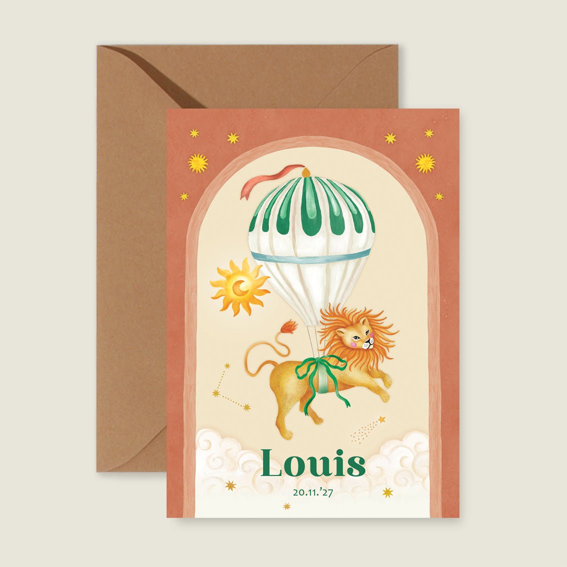 Sample Bow Lion Balloon - Story of July