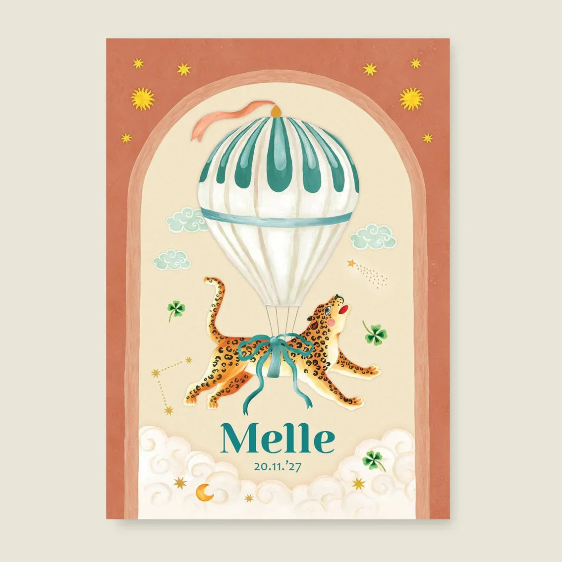 Sample Bow Panther Balloon - Story of July