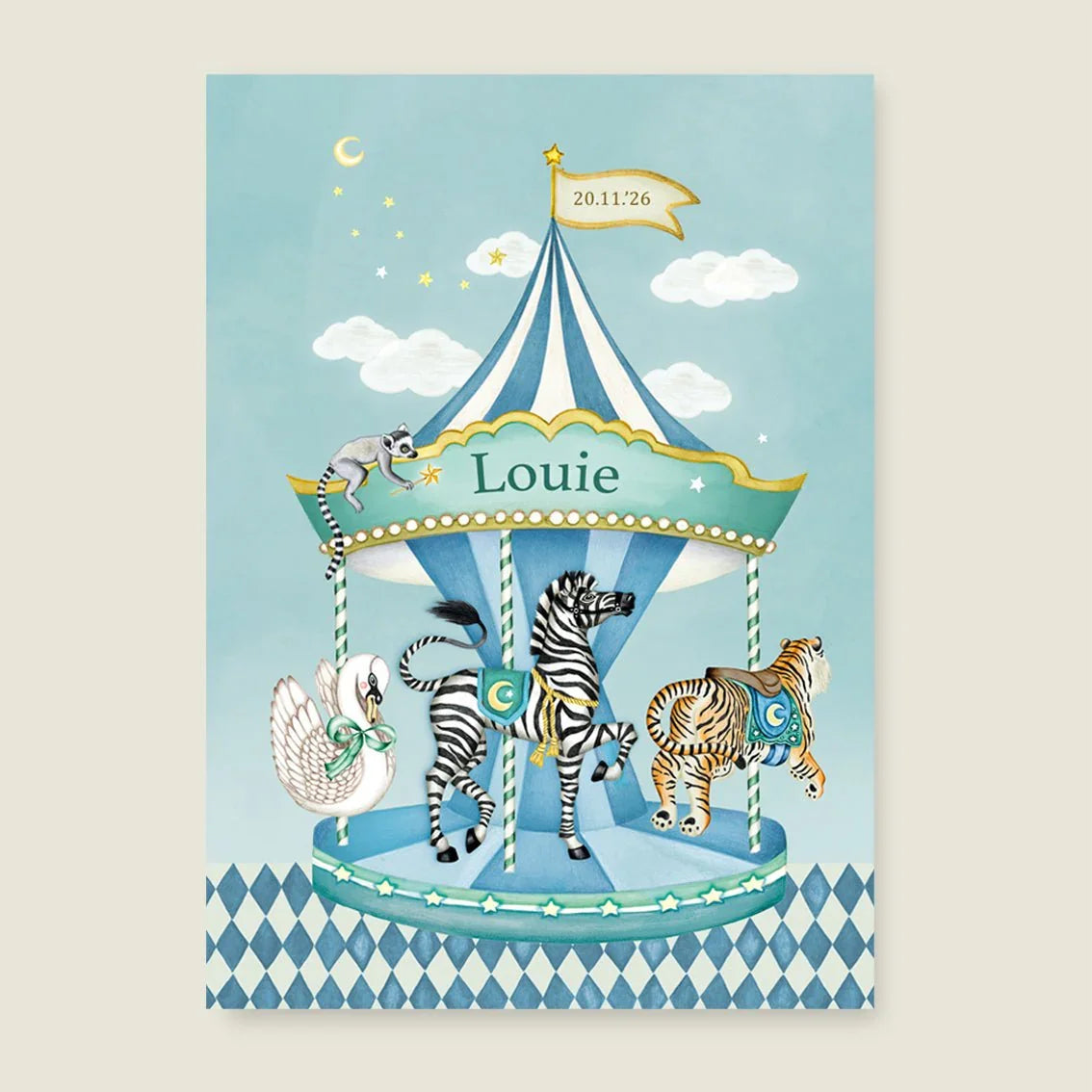 Sample Carrousel Green - Story of July