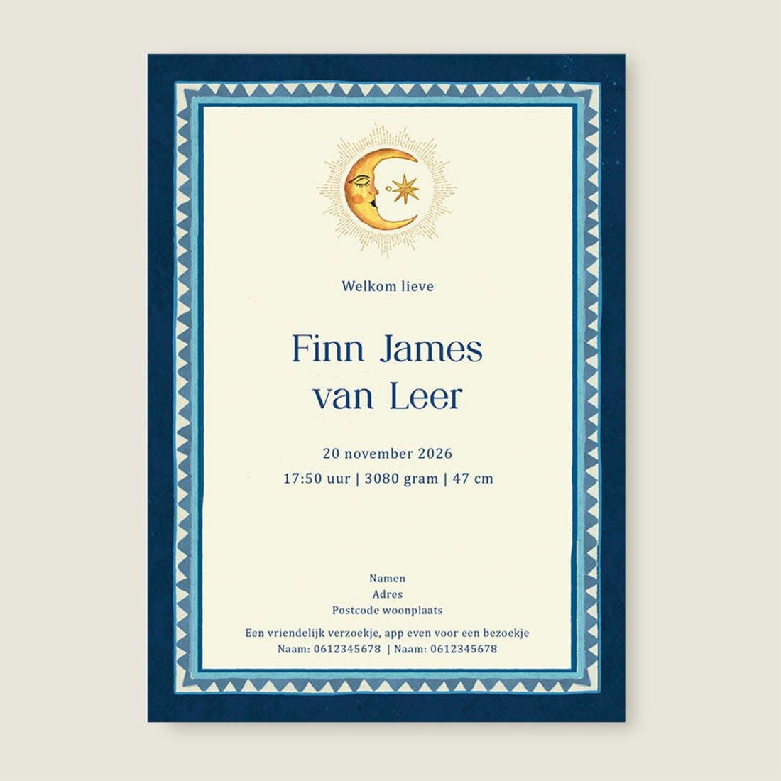 Sample Dear Moon Blue - Story of July