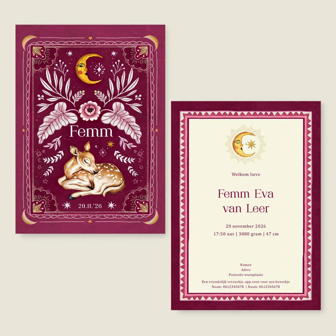 Sample Dear Moon Red - Story of July