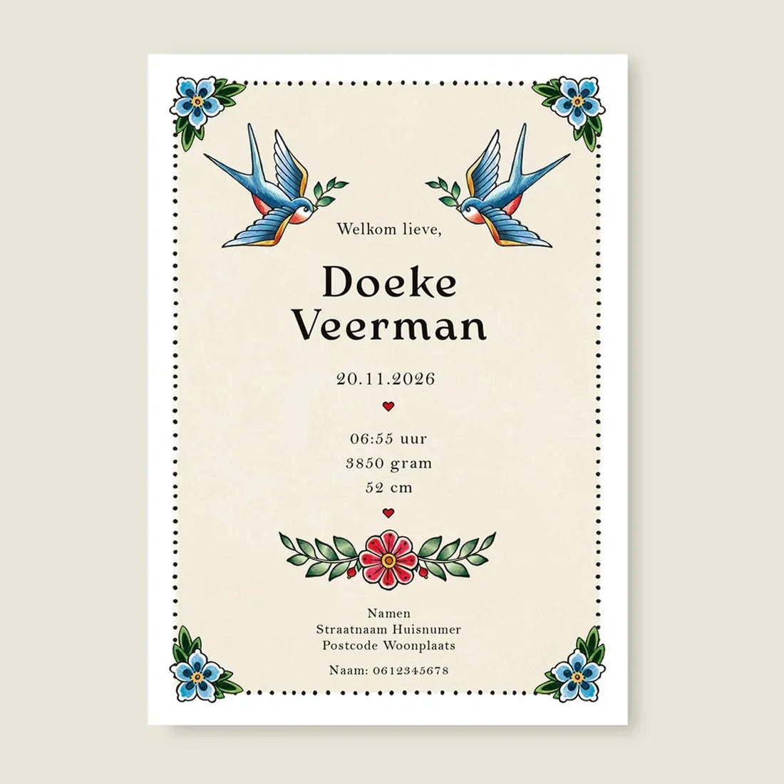 Sample Flower Baby - Story of July