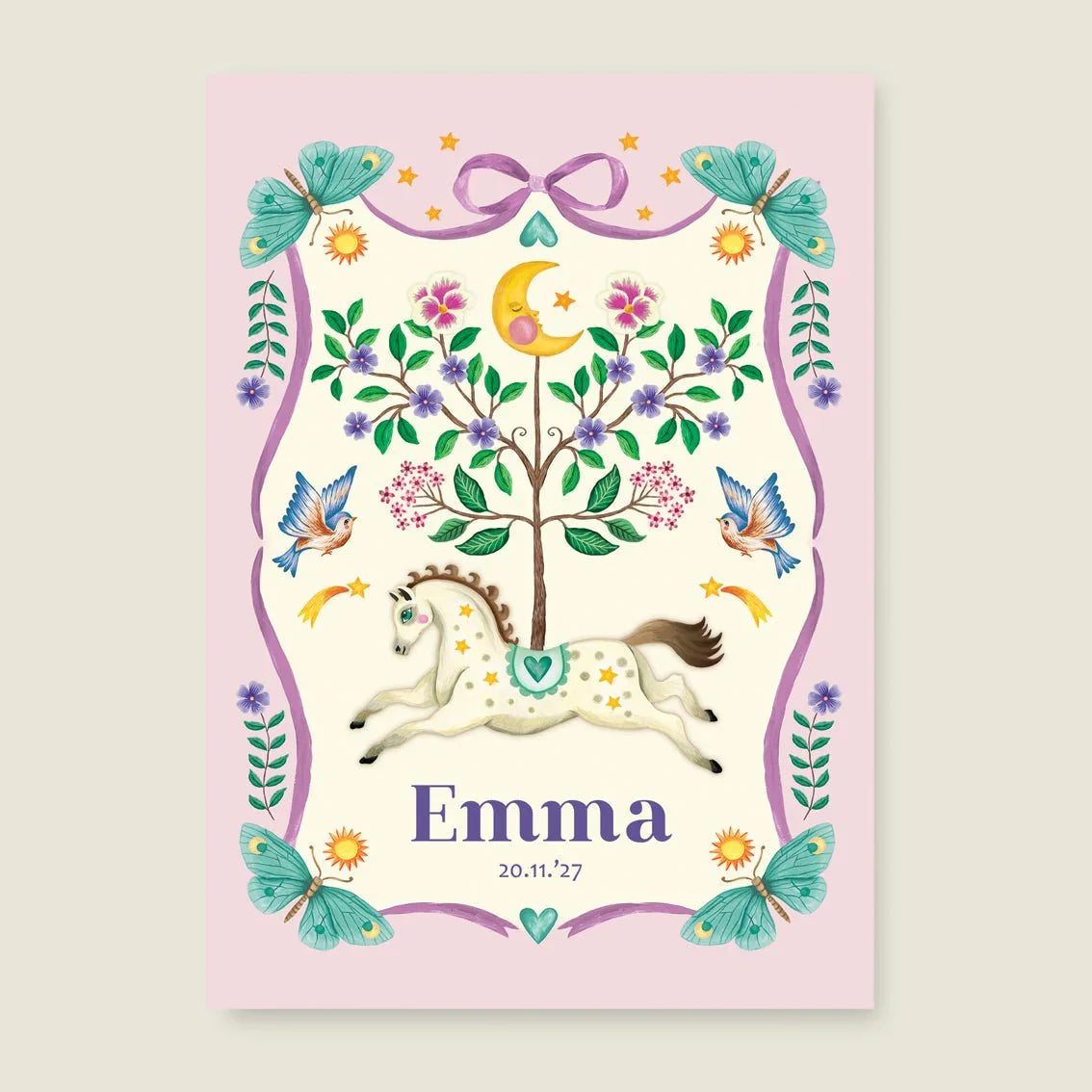 Sample Horse And Butterflys - Story of July