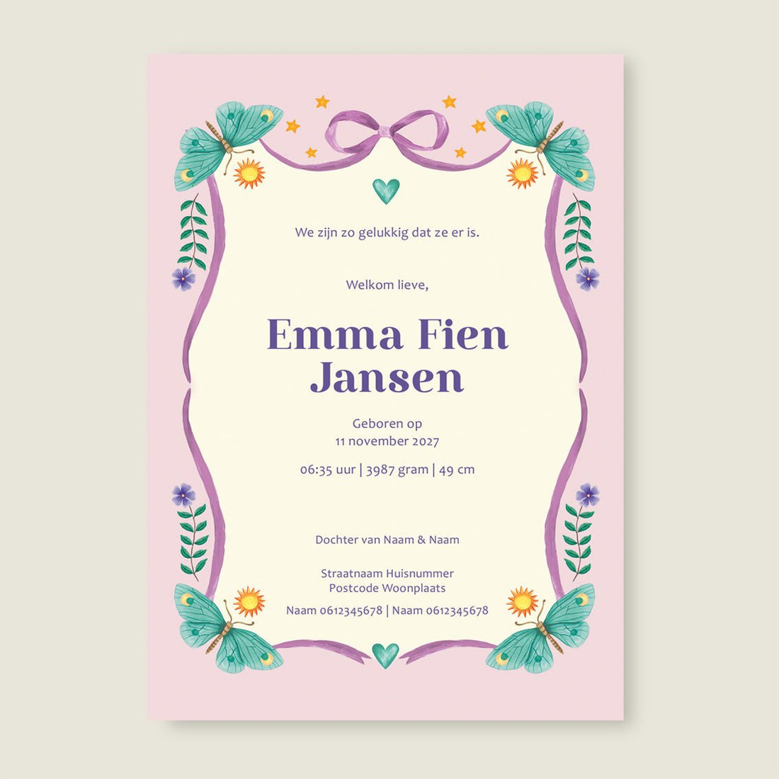 Sample Horse And Butterflys - Story of July