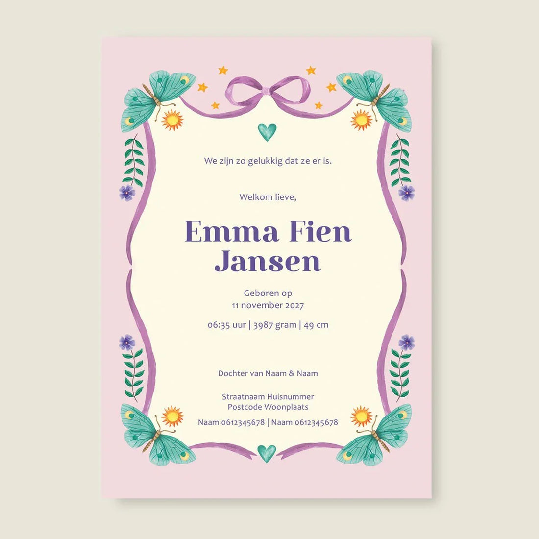 Sample Horse And Butterflys - Story of July