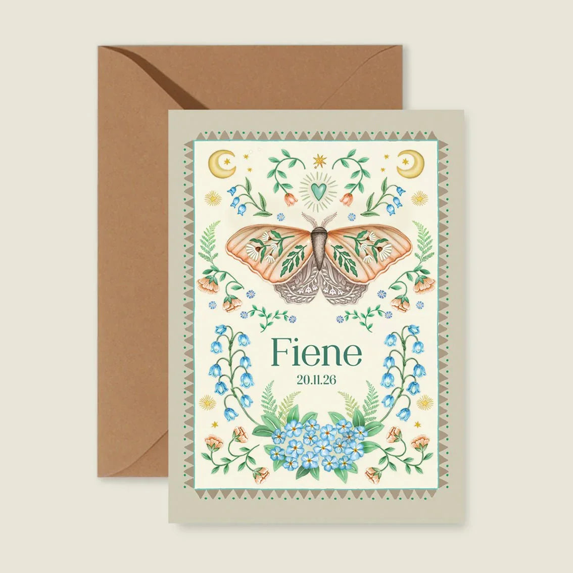Sample Moon Moth Offwhite - Story of July
