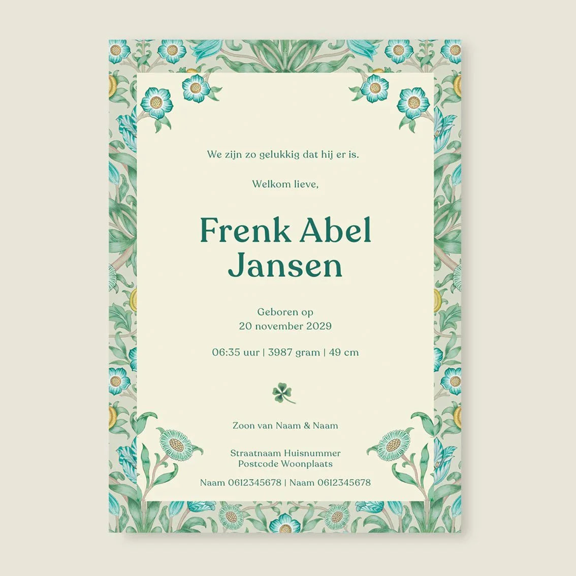 Sample Sleep Tight Flowers Blue - Story of July